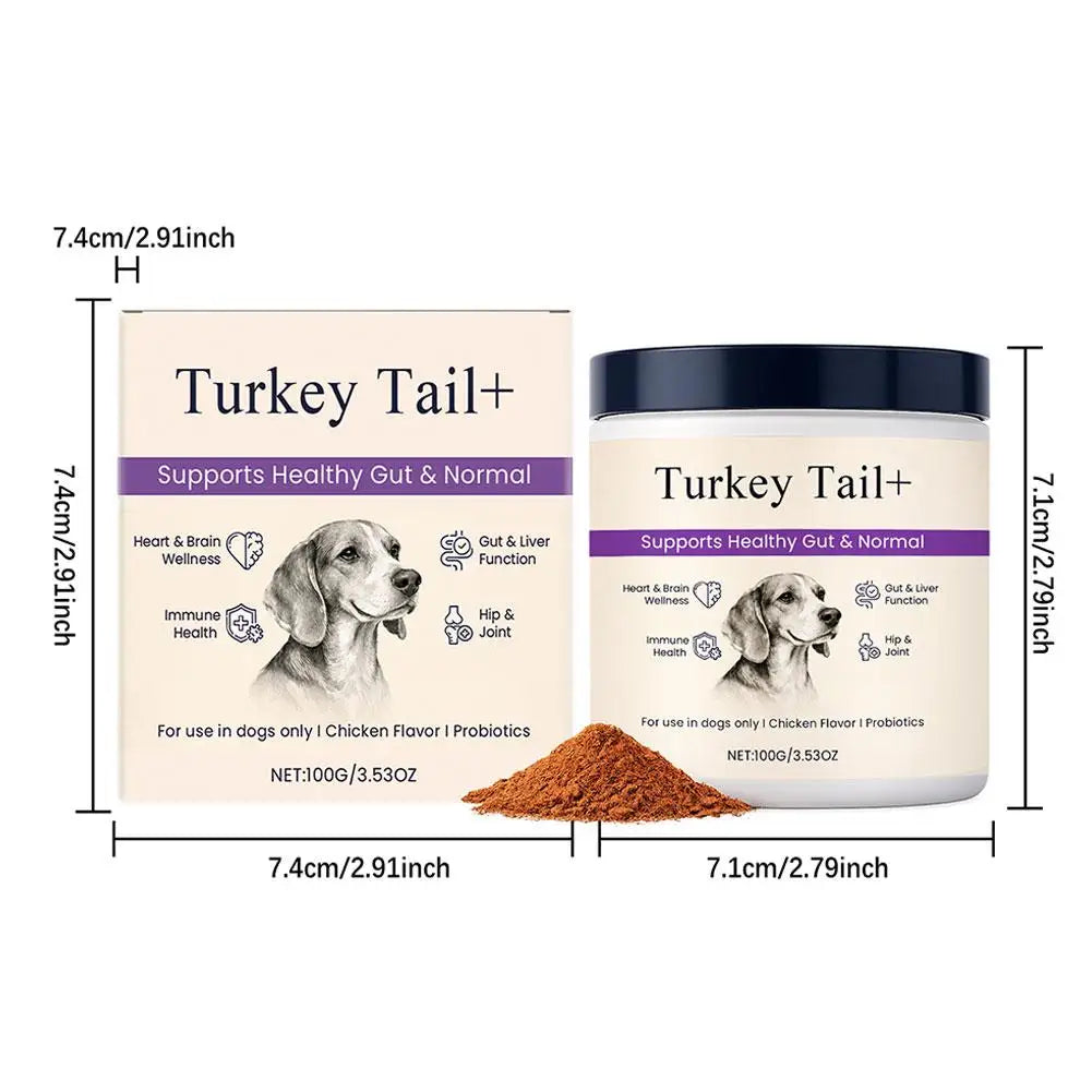 Bacon Flavor Dog Probiotic Powder Gut Flora Balance Digestive Aid Intestinal Health Care For Puppy Adult Dogs