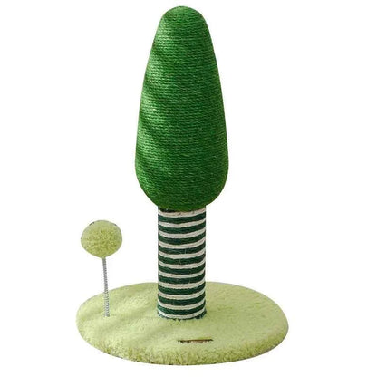 Vertical Sisal Pine Cat Scratching Post Durable No Shedding Bite Resistant Cat Scratcher Home Living Room Bedroom Cat Toys