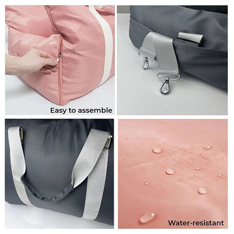 Waterproof Dog Car Seat – Orthopedic Travel Pet Bed with Safety Buckle