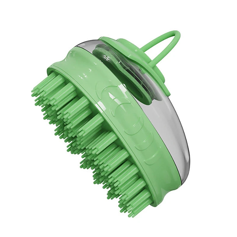 2-in-1 Silicone Pet Bath Brush – Grooming Massage Comb for Dogs & Cats