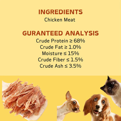 Chicken & Duck Jerky Dog Treats – Pure Real Meat Snack 150g for All Dog Breeds