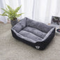 Square Large Dog Bed Soft Cat Sleeping Sofa Winter Warm Basket for Dog Waterproof Dog House for Small Cat Kennel Accessories
