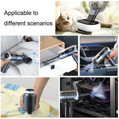 Rechargeable Grooming Tool Pro-Grade 39000Pa Pet Hair Vacuum Wireless for Cats Dogs with Anti-Tangle Tech Household Car Use