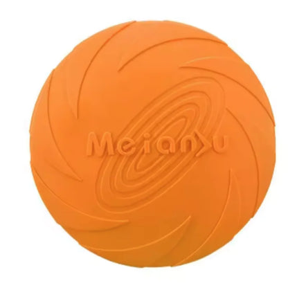 Pet Dog Flying Disk Toy Silicone Material Environmentally Friendly Anti-Chew Dog Puppy Interactive Training Pet Supplies E2