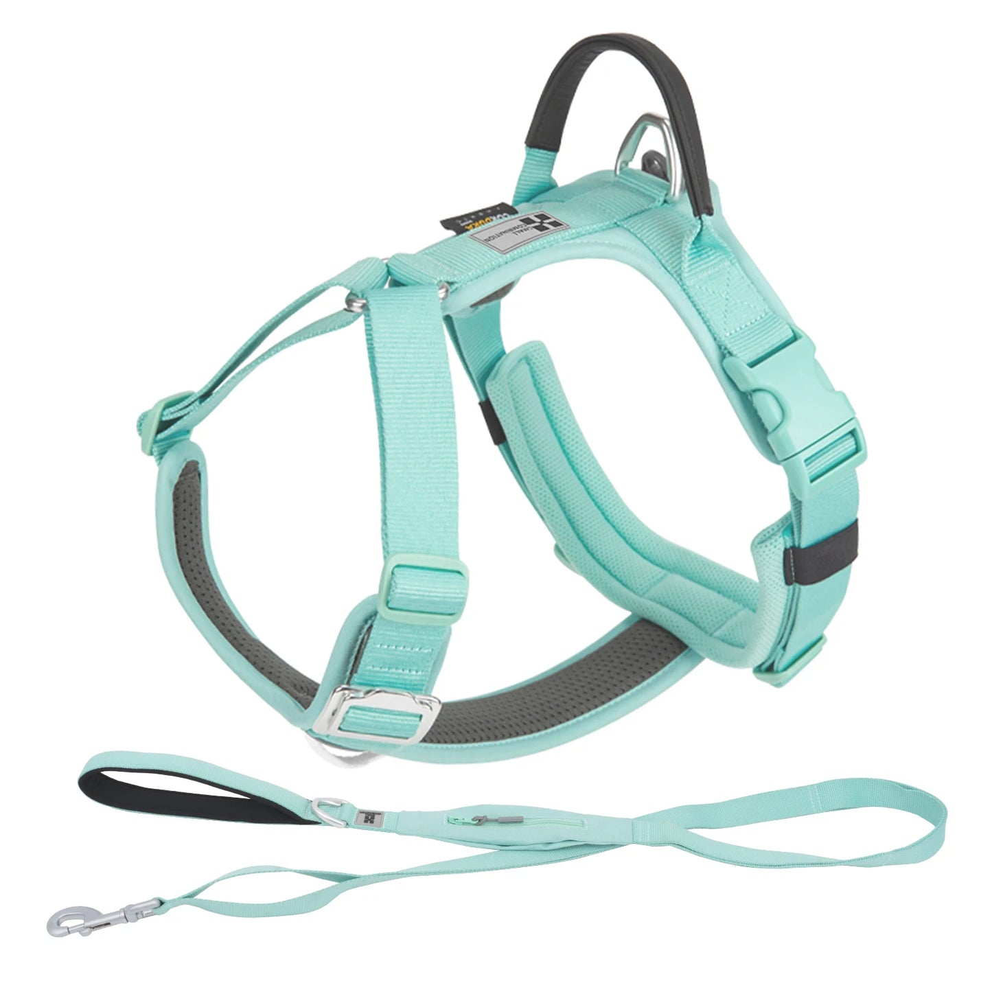 SMALL COMBINATION Large Dog Collar Harness and Leash Sets No pull Reflective Medium dog chest vest Pet German Shepherd Training