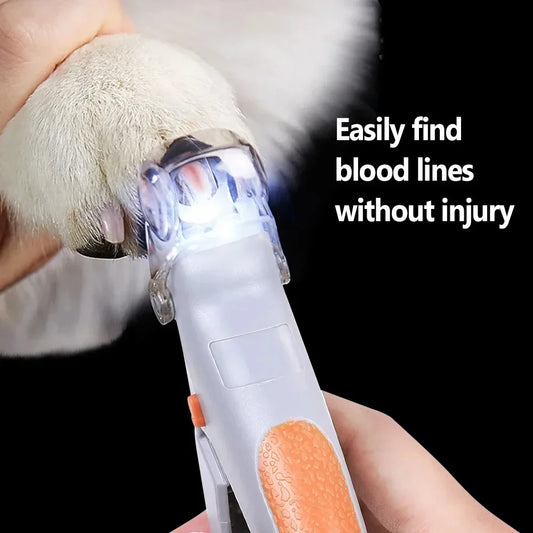 Pet Nail Clipper with LED Light – Precision Nail Scissors for Dogs & Cats - Bdba PK