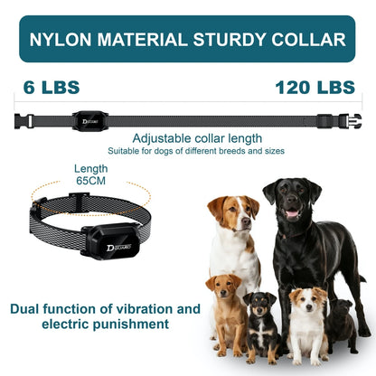 YHLC 800m Dog Training Collar – Waterproof LCD Remote with Shock, Vibration & Sound