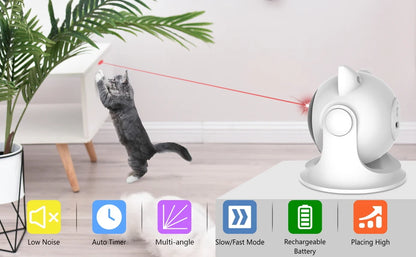 Automatic Cat Laser Toy – Interactive Indoor Toy for Cats & Kittens