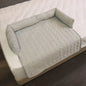 Summer solid color ice silk mat pet pad cold pad cat and dog cooling breathable belt pillow ice pad