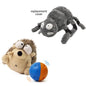Interactive Dog Toy – Motion-Activated Vibrating Bounce Ball with Squeaky Plush Cover