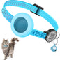 Reflective AirTag Cat Collar – Breakaway Safety Collar with QR Tag & Air Tag Holder