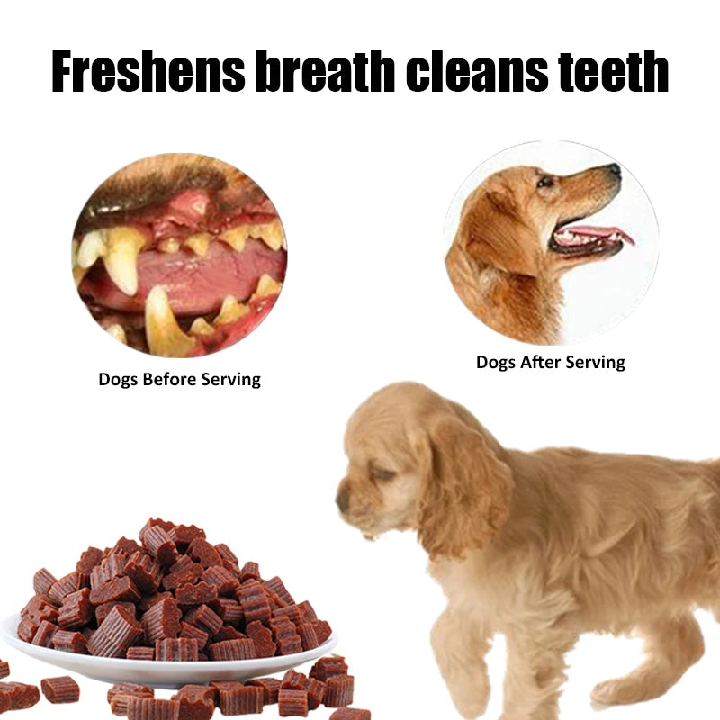 Beef Dog Treats – Chewy Diced Beef Training Rewards for Puppies & Adult Dogs