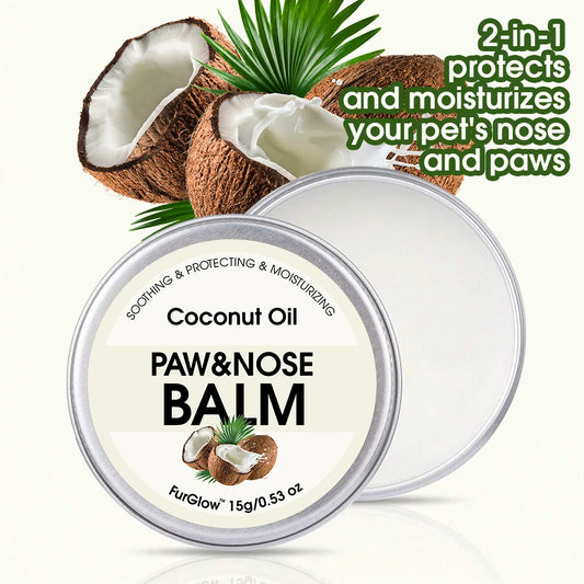 Pet Paw & Nose Balm – Coconut Oil Winter Care | Dogs & Cats