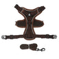 No Pull Dog Harness and Leash Set Adjustable Pet Harness Vest for Small Dogs Cats Reflective Dog Chest Strap Lead Walking