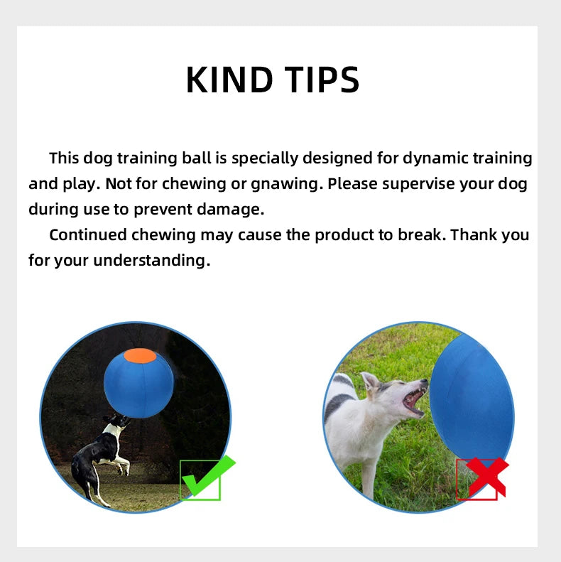 Inflatable Dog Ball – Large Outdoor Interactive Training Toy for Dogs