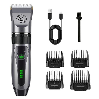 NIELSY Professional Pet Hair Clipper – Ceramic Silent Grooming Kit for Dogs, Cats & Rabbits