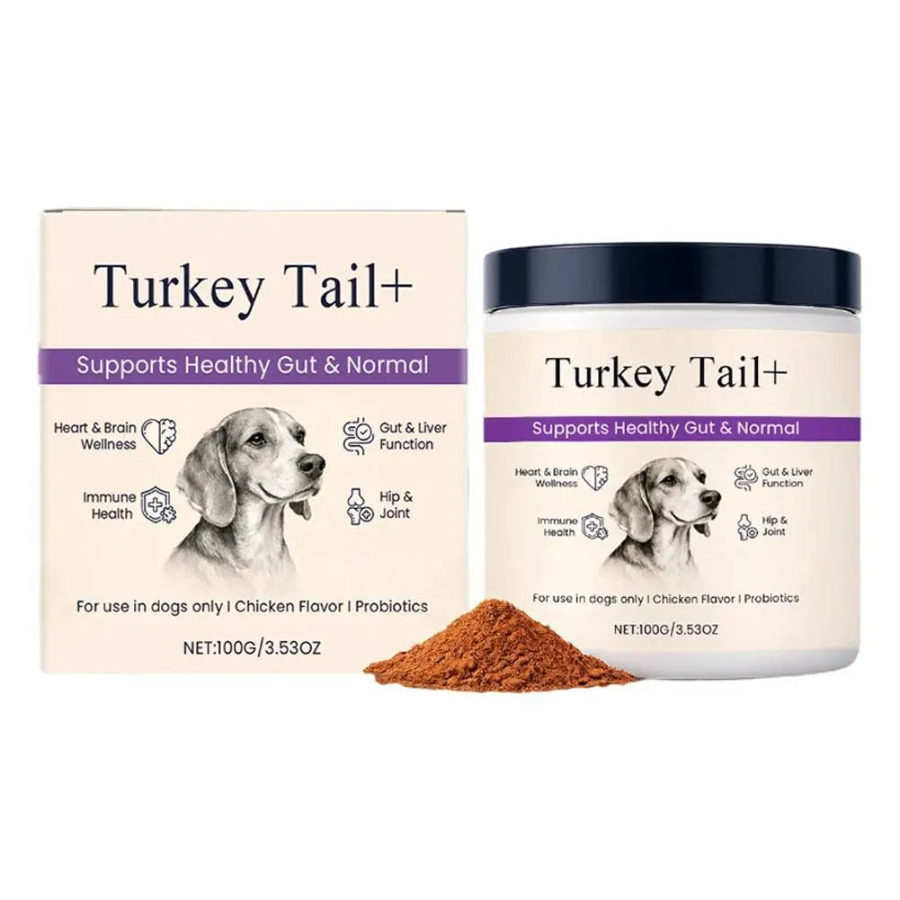 Dog Probiotic Intestinal Powder 100g Delicious Bacon Flavor Gut Flora Balance Digestive Support for Dogs Nutritional Supplement
