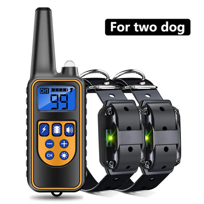 Adjustable Waterproof Dog Training Collar – Anti-Bark Remote Control with Shock, Vibration & Sound