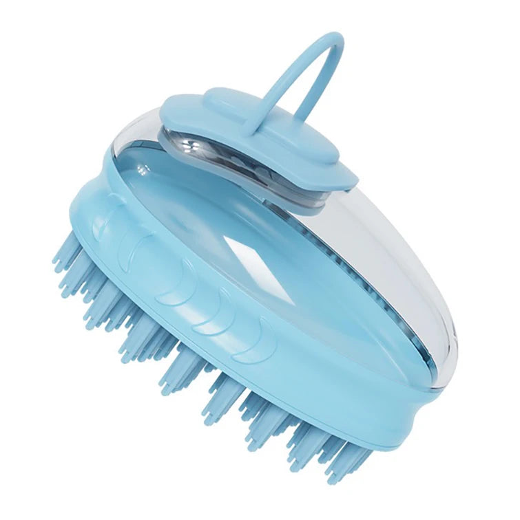 2-in-1 Silicone Pet Bath Brush – Grooming Massage Comb for Dogs & Cats