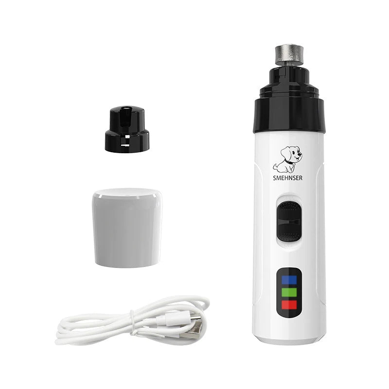 Silent Groom Pro Nail Grinder, 2025 Upgraded Silent Groomer Pro Nail For Dogs, Rechargeable USB Charging Pet Nail Grinder