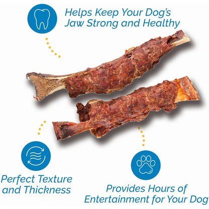 All Natural Beef Rib Dog Chews – Long-Lasting Treats with No Artificial Additives