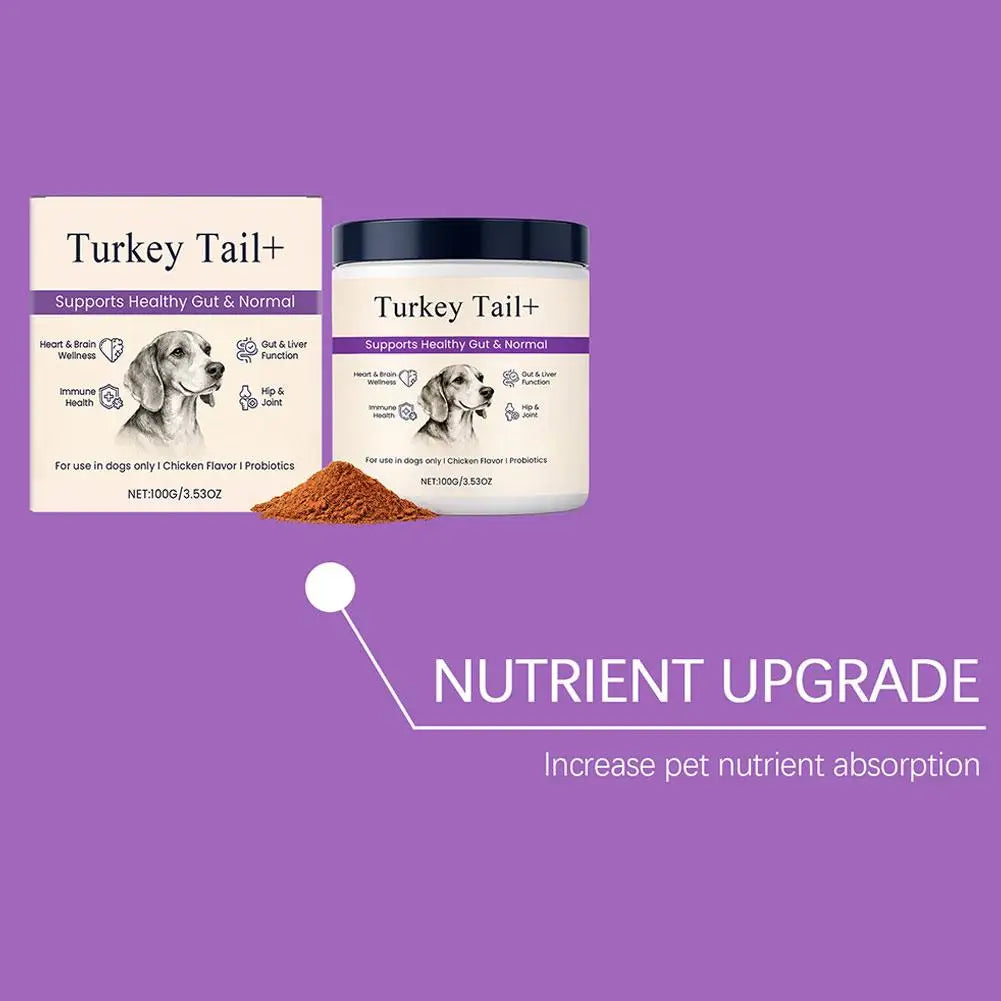 1/3PCS Dog Gut Health Powder 100g Probiotic Intestinal Support Bacon Flavor Chicken Meal Digestive Aid Joint Comfort Immune Care