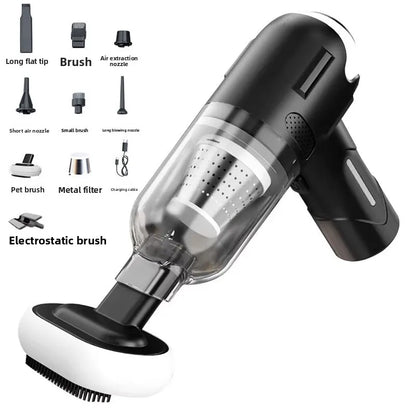 Rechargeable Grooming Tool Pro-Grade 39000Pa Pet Hair Vacuum Wireless for Cats Dogs with Anti-Tangle Tech Household Car Use
