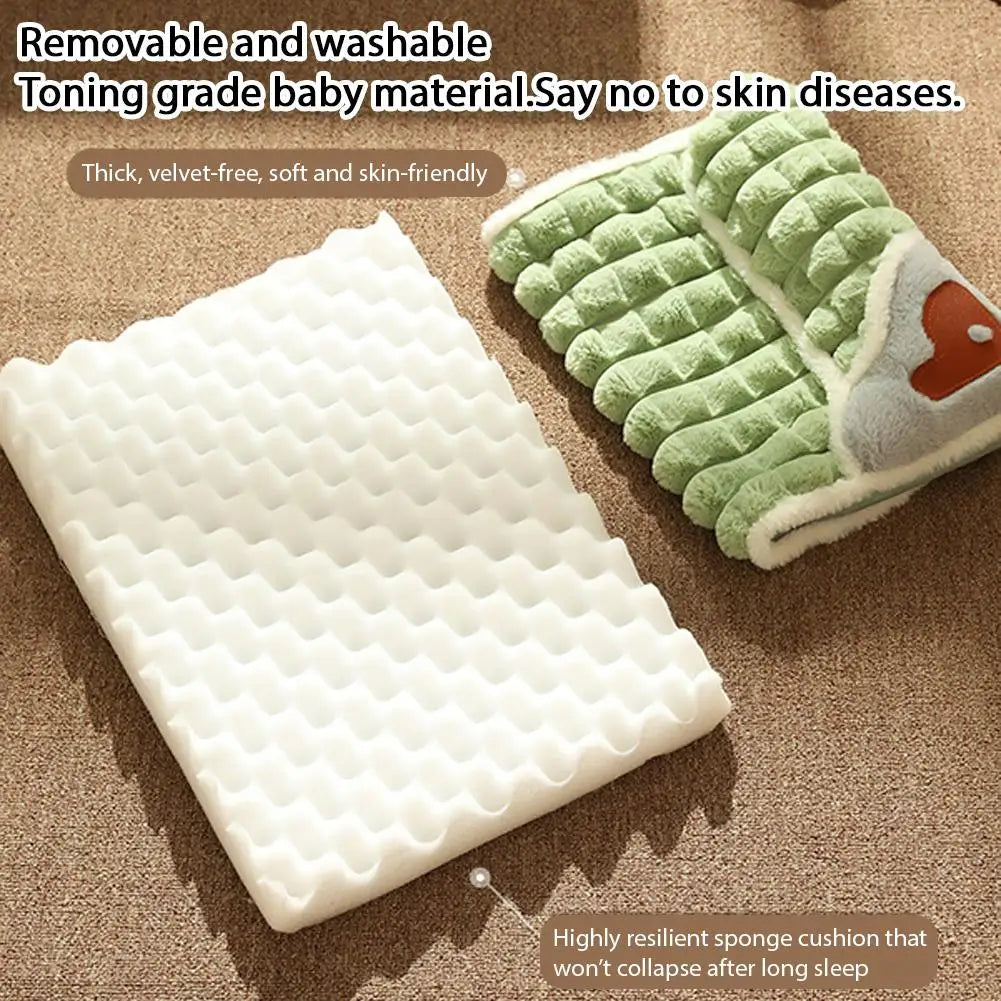 Machine Washable Dog Bed Removable Orthopedic Puppy Cushion Winter Memory Foam Dog Pillow For Small Medium Large Dogs And Cats