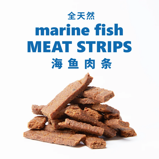 SHOUOK air-dried marine fish meat strips for Dogs with 92%meat content;100%nature;NO antibiotics;No Grains; - Bdba PK