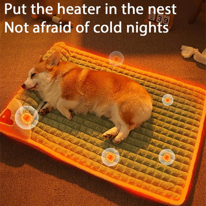 Machine Washable Dog Bed Removable Orthopedic Puppy Cushion Winter Memory Foam Dog Pillow For Small Medium Large Dogs And Cats