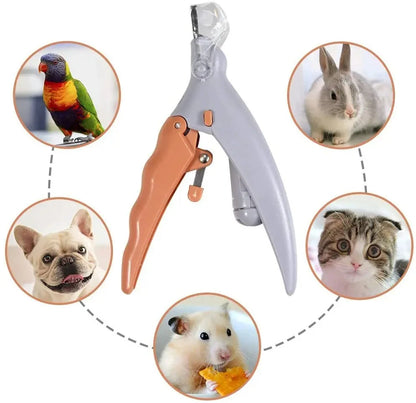 Pet Nail Clipper with LED Light – Precision Nail Scissors for Dogs & Cats