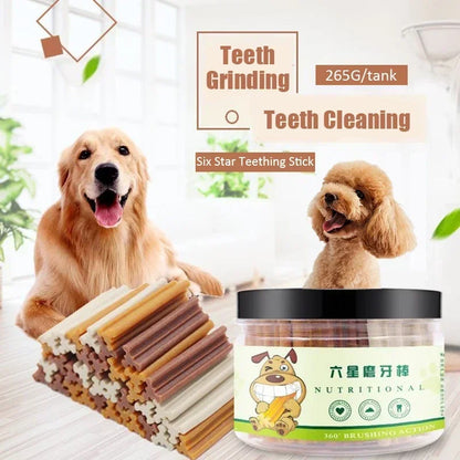 Dog Dental Chew Sticks – Fresh Breath Training Treats for Puppies & Adult Dogs (265g)