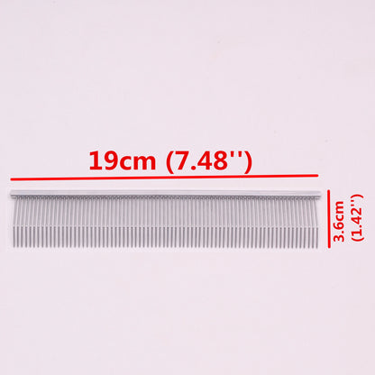 Copper Dog Grooming Combs Pet Boundary Knot Massage Tools Professional Salon Cat Hair Cleaning Crescent High Low Teeth 7817#