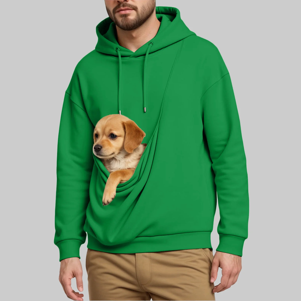 New Comfortable Sweater For Men Unisex Cat And Dog Bag Hooded Sweatshirt Pocket Pet Bag Holder