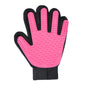 Pet Grooming Kit for Dog Cat Rabbit Fur 2 Sided Grooming Brush Bath Cleaning Glove De-Shedding De-Matting Pet Hair