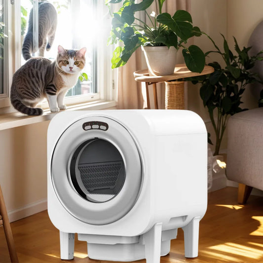 Intelligent Electric Self-Cleaning Cat Litter Box – Large Automatic Poop Scoop Machine (Model E3) - Bdba PK