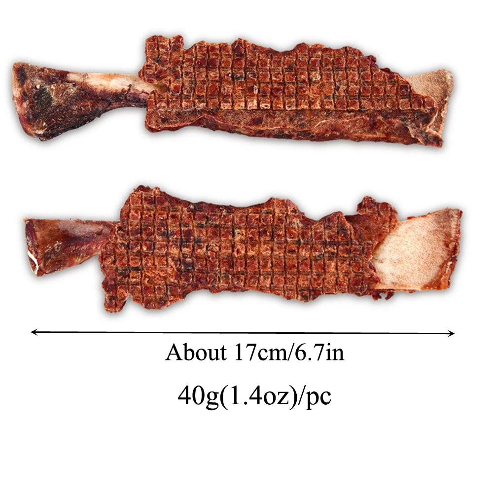 All Natural Beef Rib Dog Chews – Long-Lasting Treats with No Artificial Additives