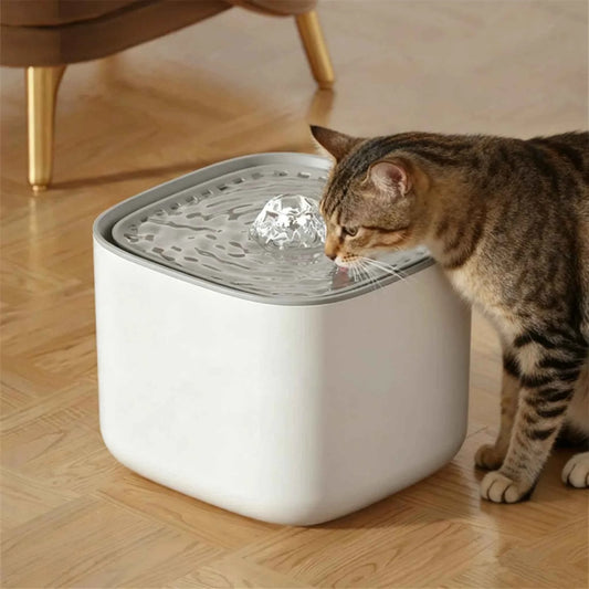 3L Cat Water Fountain Auto Recirculate Filter Large Capacity Filtring Cat Water Drinker USB Electric Mute Cats Water Dispenser
