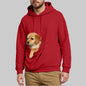 New Comfortable Sweater For Men Unisex Cat And Dog Bag Hooded Sweatshirt Pocket Pet Bag Holder