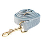 The Nordic Blue Velvet Dog Collar And Leash Set For Dogs Custom Engraved Nameplate Pet Supplies Dog Leash Flannelette18