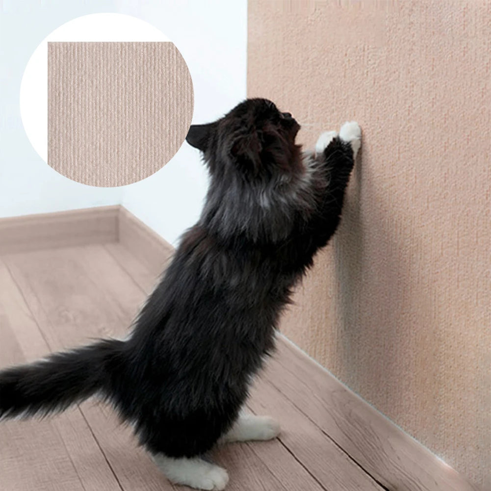 DIY Cat Scratching Post Sofa Protection Self-adhesive Carpet Cats Scratch Board Cats Toys Anti Cat Scratch Sofa Cat Crawling Mat