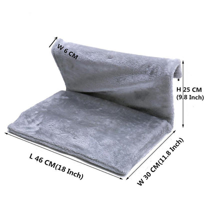 Cat Radiator Hammock Bed – Warm Fleece Hanging Basket with Iron Frame
