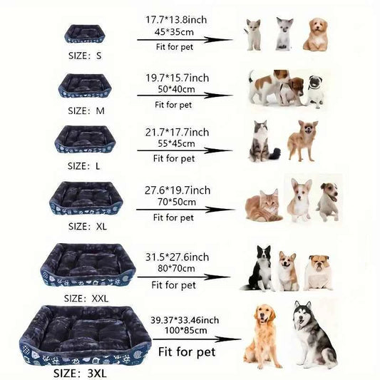 Pet Dog Bed Sofa Mats Winter Pet Products Coussin Chien Accessories Dogs Basket Supplies For Large Medium Small House Cat Bed