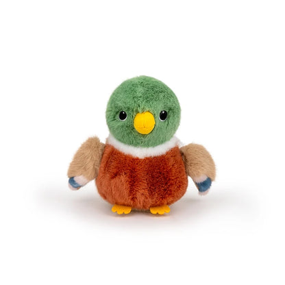 Cartoon Birds Plush Toys Pendant Keychain Simulation Parrot Bird Nest Plush Keyring Anime Cute Girl Kawaii Room Decor Kids Gifts