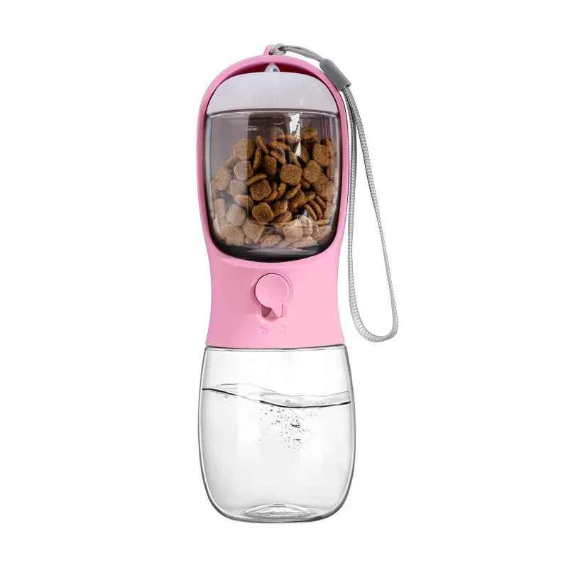 Pet Supplies Large Capacity Cats and Dogs Portable Outdoor 2-in-1 Water Food Temperature Resistant Multifunctional Pet Water Cup