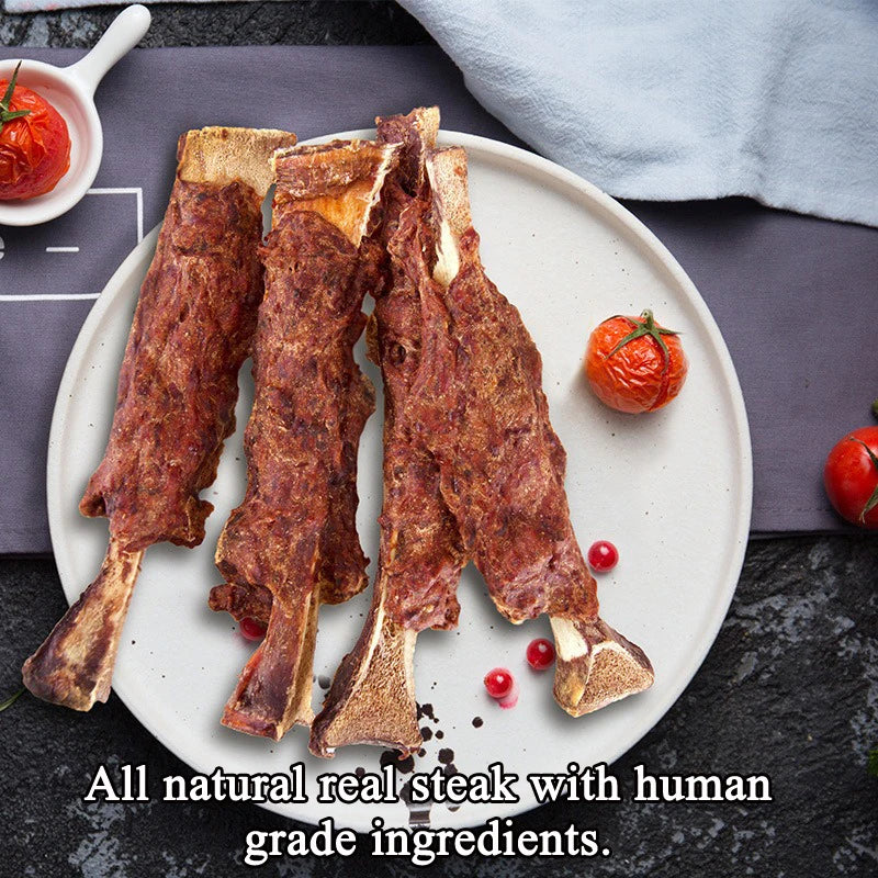 All Natural Beef Rib Dog Chews – Long-Lasting Treats with No Artificial Additives