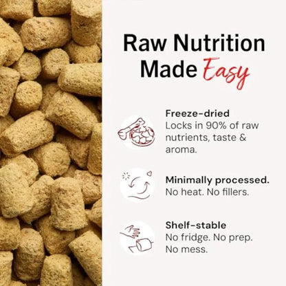 Freeze-Dried Raw Meal Mixers- Dog Food Topper and Mixer - Made with 95% Grass-Fed Organs and Bone - Perfect for Picky Eaters -
