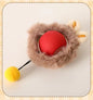 Cat Toy Intelligent Electric Automatic Rolling USB Rechargeable with Rope Sound Making Toy Ball Home Pet Soothing Supplies