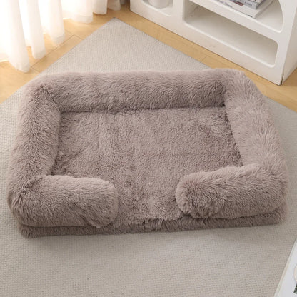 Luxury Winter Warm Large Dog Sofa Bed Dog Kneel Cat Mats House Cushion Pet Sleeping Sofa Beds Mat for Medium and Small Dogs