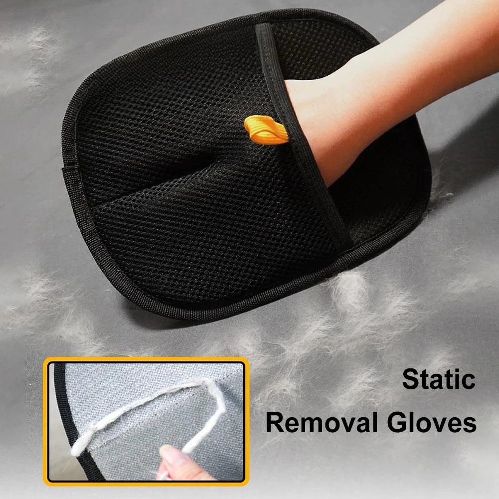 Pet Grooming Equipment Gloves Deshedding Glove pet hair remover glove for Dog Cat Rabbit Accessories for Long/Short/Curly Hair
